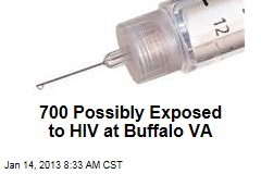 700 Possibly Exposed to HIV at Buffalo VA