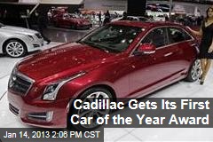 Cadillac Gets Its First Car of the Year Award