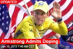 Armstrong Admits Doping