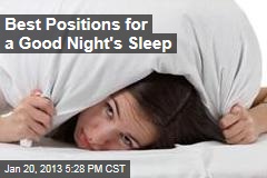 Best Positions for a Good Night&#39;s Sleep
