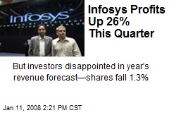 Infosys Profits Up 26% This Quarter