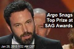 Argo Takes Top Prize at 2013 Sag Awards
