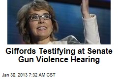 Giffords Testifying at Senate Gun Violence Hearing
