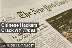 Chinese Hackers Crack NYTimes
