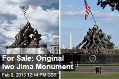 For Sale: Original Iwo Jima Monument