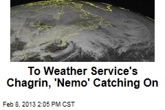 To Weather Service&#39;s Chagrin, &#39;Nemo&#39; Catching On