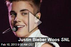 Justin Bieber Woos SNL