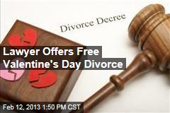 Lawyer Offers Free Valentine&#39;s Day Divorce