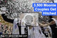 3,500 Moonies Get Hitched