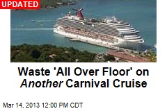 Waste &#39;All Over Floor&#39; on Another Carnival Cruise