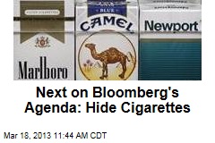 Next on Bloomberg&#39;s Agenda: Hide Cigarettes