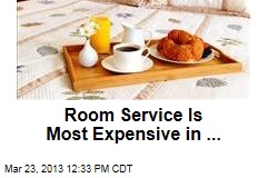 Room Service Is Most Expensive in ...