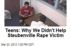 Police Video: Teens Describe Night of Steubenville Rape