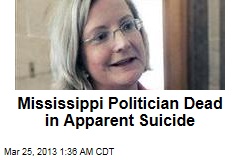Miss. State Lawmaker Dead in Apparent Suicide