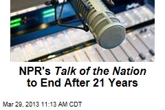 NPR&#39;s Talk of the Nation to End After 21 Years