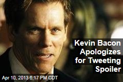 Kevin Bacon Apologizes for Tweeting Spoiler