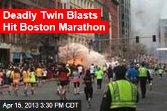 Two Explosions Hit Boston Marathon