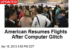 Computer Glitch Grounds American Airlines