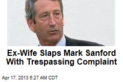 Sanford Accused of Trespass at Ex-Wife&#39;s Home