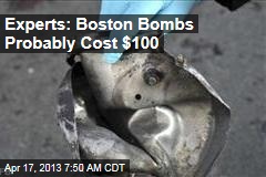 Experts: Boston Bombs May Have Cost Just $100 to Build