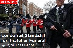 London at Standstill for Thatcher Funeral