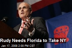 Rudy Needs Florida to Take NY