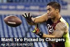 Manti Te&#39;o Picked by Chargers