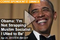 Obama Riffs on GOP, Media at Press Dinner