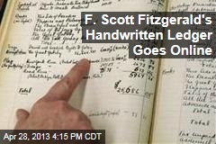 F. Scott Fitzgerald&#39;s Handwritten Ledger Goes Online