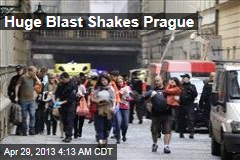 Huge Blast Shakes Central Prague