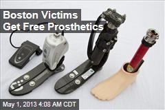 Boston Victims to Get Free Prosthetics