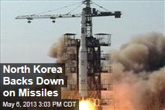 North Korea Backs Down on Missiles