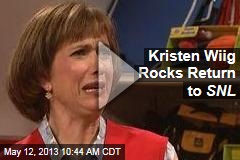 Kristen Wiig Rocks Return to SNL