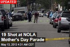 12 Shot at NOLA Mother&#39;s Day Parade