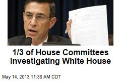 1/3 of House Committees Investigating White House