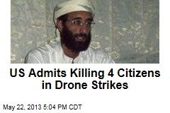 US Admits Killing 4 Citizens in Drone Strikes