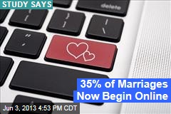 35% of Marriages Now Begin Online