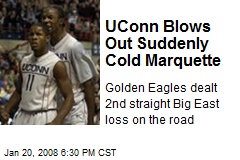 UConn Blows Out Suddenly Cold Marquette