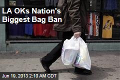 LA OKs Nation&#39;s Biggest Bag Ban