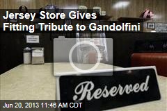 Jersey Store Gives Fitting Tribute to Gandolfini
