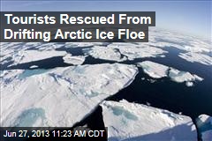 20 Tourists Stuck on Drifting Arctic Ice Floe