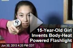 15-Year-Old Girl Invents Body-Heat Powered Flashlight