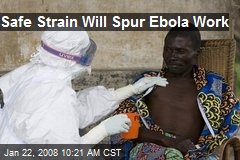 Safe Strain Will Spur Ebola Work