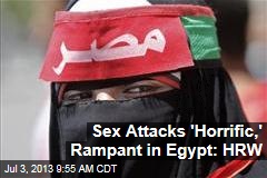 Sex Attacks &#39;Horrific,&#39; Rampant in Egypt: HRW
