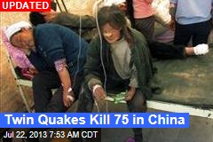 54 Dead in China Quakes