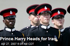 Prince Harry Heads for Iraq