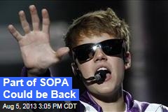 Part of SOPA Could be Back