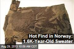 Hot Find in Norway: 1.6K-Year-Old Sweater