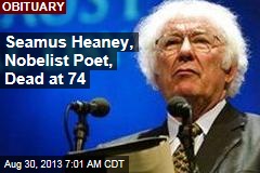 Seamus Heaney, Nobelist Poet, Dead at 74