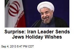Surprise: Iran Leader Sends Jews Holiday Wishes